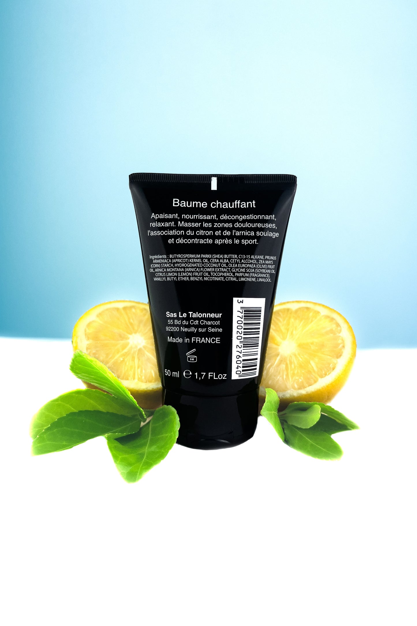 Mon baume chauffant citron